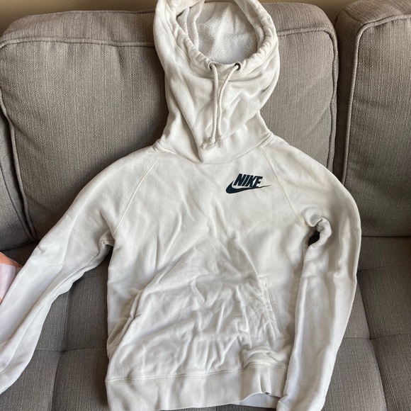 NIKE white hoodie sweatshirt - Picture 1 of 3
